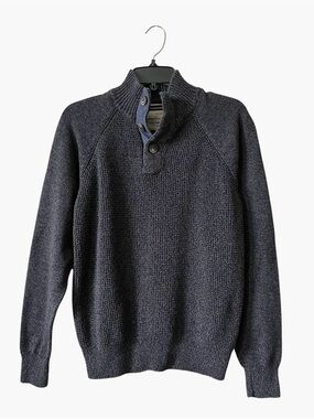 Weatherproof Vintage Brand Sweater Men's Size M Charcoal Gray Pullover Cotton